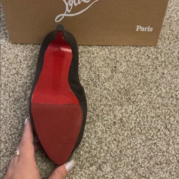 Christian Louboutin Platform peep toe heels